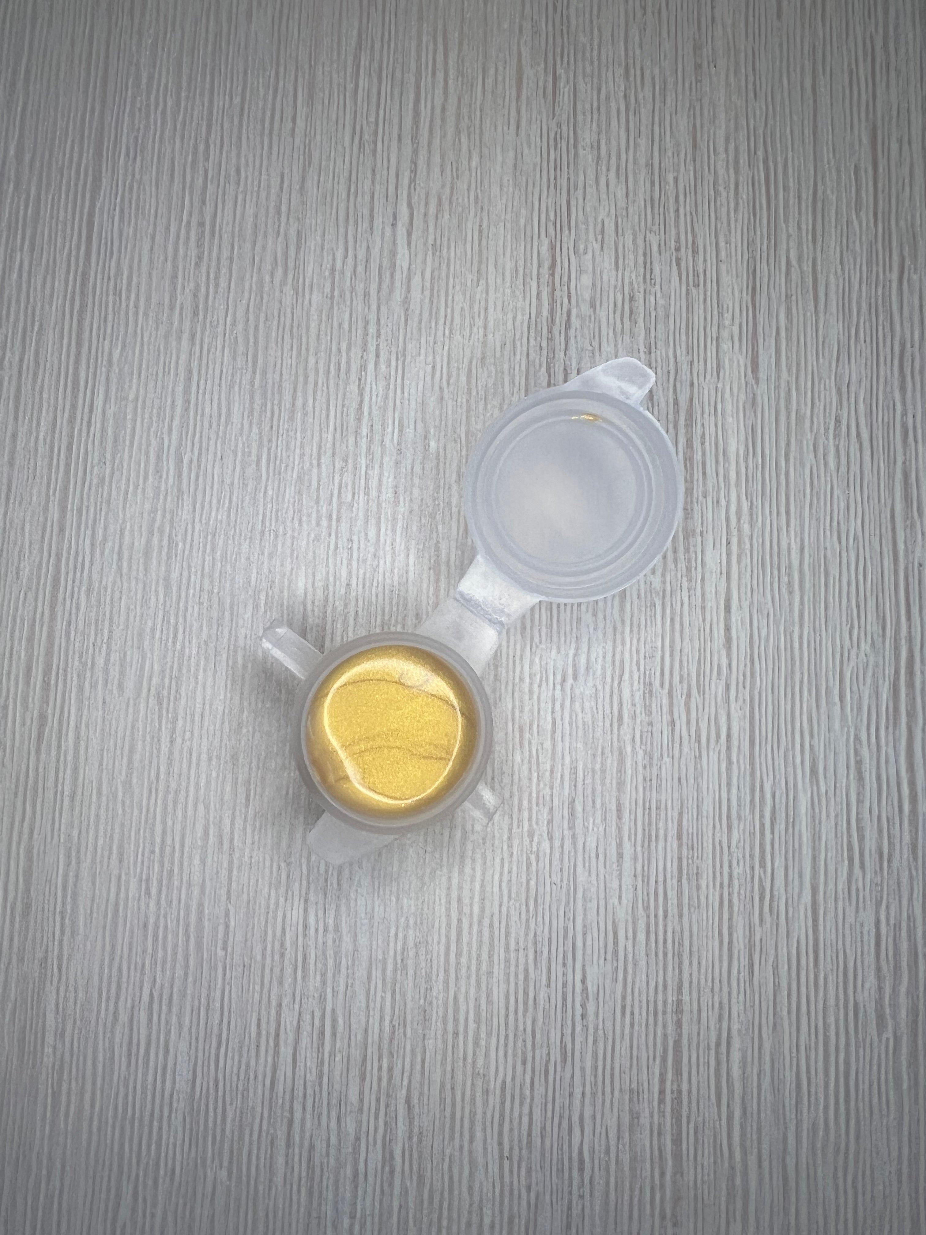 3ml Pot of Acrylic Paint - Metallic Gold