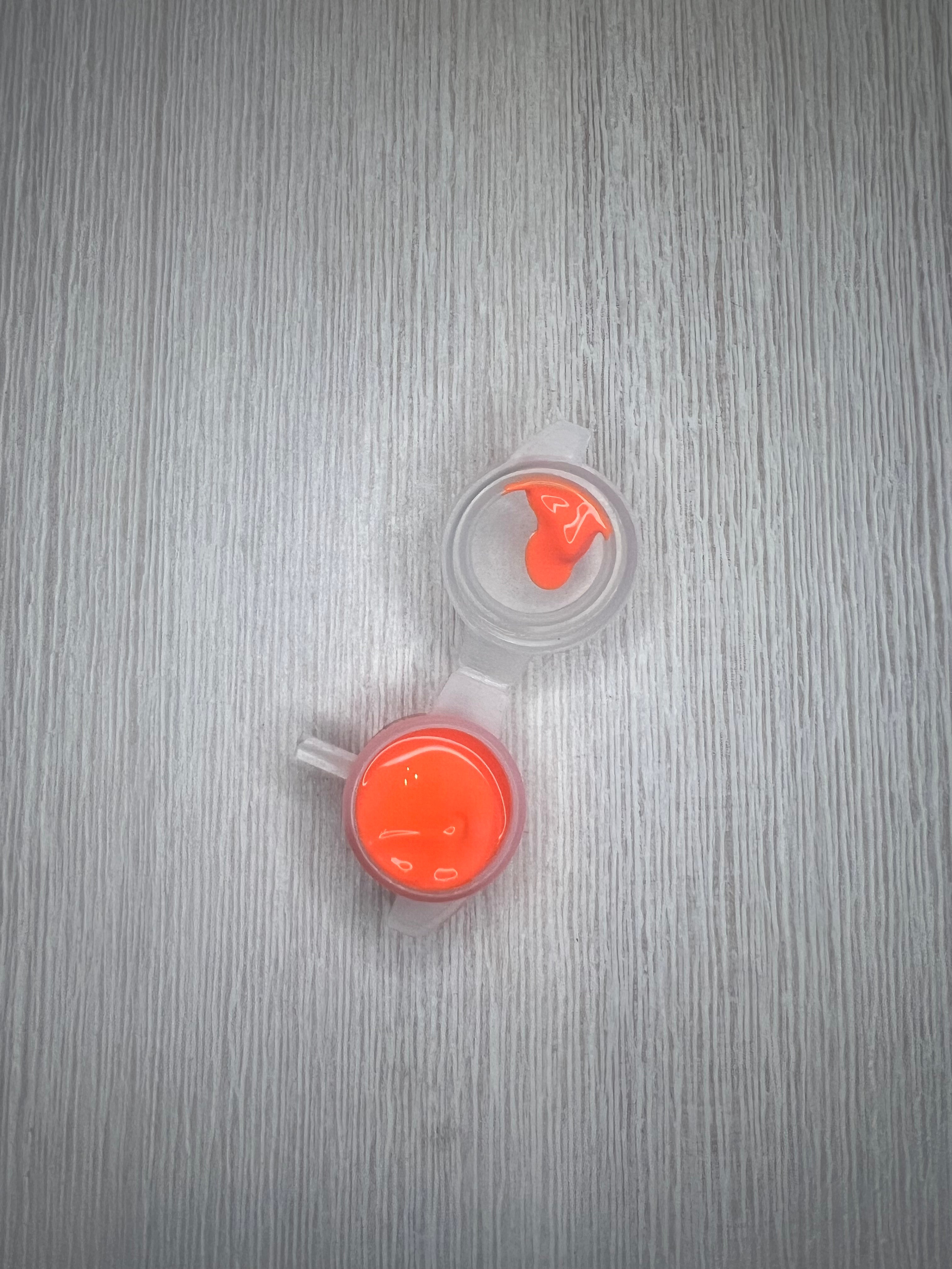 3ml Pot of Acrylic Paint - Fluoro Orange